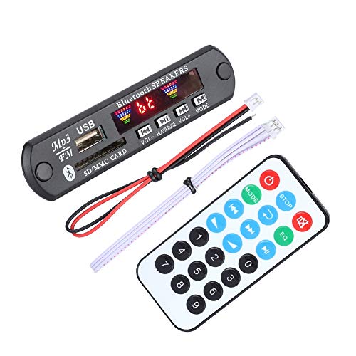 Decoder Board Wireless Bluetooth 5.0 Módulo de Tablero de decodificación de Pantalla de 4 Colores con Control Remoto