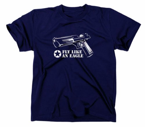 Desert Eagle/Magnum MK – Camiseta, CS Counter Strike, EGO Shooter, unisex hombre mujer, color azul, tamaño medium