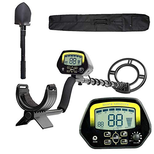 Detector de Metales para Adultos y Niños, Portatil Ligero Detectores Profesional Multifuncional con Pinpointer Alta Precisión, Bobina Impermeable para Mayor Profundidad, LCD Retroiluminación Detector de Metales para Adultos y Niños, Portatil Ligero Detectores Profesional Multifuncional con Pinpointer Alta Precisión, Bobina Impermeable para Mayor Profundidad, LCD Retroiluminación
