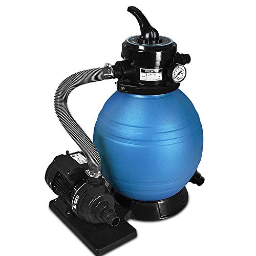 Deuba Depuradora Azul y Negro 10200 l/h Bomba de Filtro de Arena con válvula con 4 Funciones Filtro de Agua para Piscina Deuba Depuradora Azul y Negro 10200 l/h Bomba de Filtro de Arena con válvula con 4 Funciones Filtro de Agua para Piscina