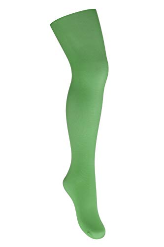 Di Ficchiano MAJA - Leotardos para niños (40/50 DEN, fabricados en la UE) verde claro 146 cm-152 cm