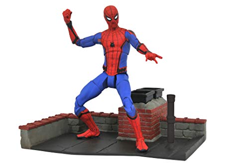 Diamond Select Toys Marvel Select: Figura de acción de Spider-Man Homecoming película