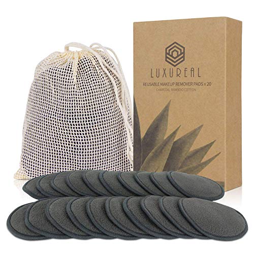Discos Desmaquillantes Reutilizables de Luxureal, 20 Pcs de Algodones Desmaquillantes Lavable con una Bolsa de Malla para Todo Tipo de Piel Discos Desmaquillantes Reutilizables de Luxureal, 20 Pcs de Algodones Desmaquillantes Lavable con una Bolsa de Malla para Todo Tipo de Piel