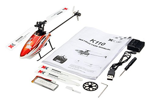 DishyKooker XK K110 RC helicóptero sin escobillas RTF / BNF para niños niños Juguetes Divertidos Regalo RC Drones al Aire Libre K110 Without Remote Control