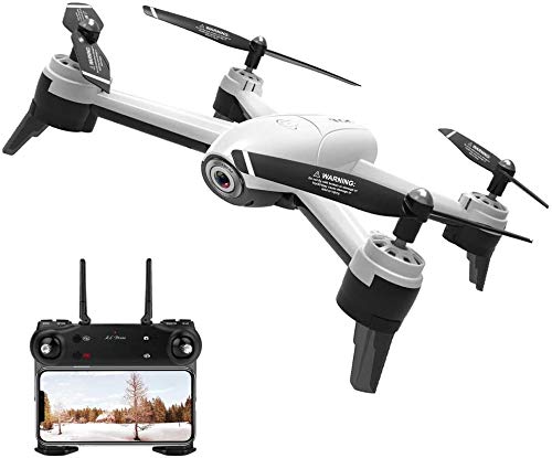 Drone Video 4K Video en Vivo, Auto Return Home, Altitud Hold, STEGE ME, Rango DE Control Largo, Tiempo de Vuelo de 22 Minutos, Rollo de 360 ​​° para Adultos LQHZWYC