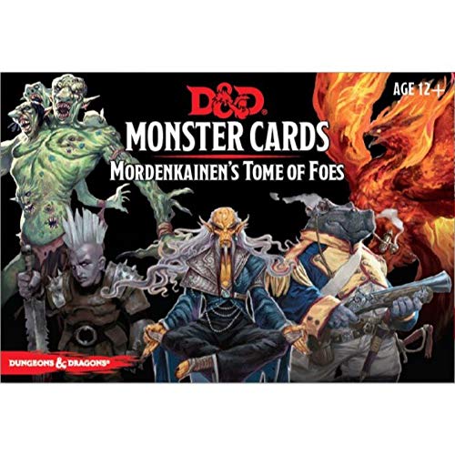 Dungeons & Dragons Spellbook Cards: Mordenkainen's Tome of Foes (Monster Cards, D&d Accessory)