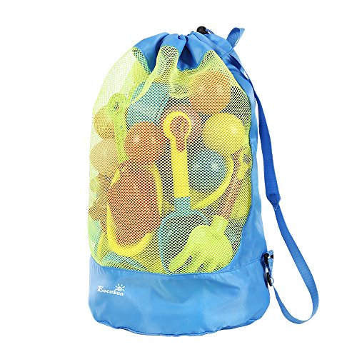 EocuSun Bolsa Grande de Malla para Juguetes de Playa Mochila Duradera con Cordón Ajustable para Nadar y Jugar en la Piscina para Niños Juguetes para Niños Bolsas de Almacenamiento No Están Incluidos EocuSun Bolsa Grande de Malla para Juguetes de Playa Mochila Duradera con Cordón Ajustable para Nadar y Jugar en la Piscina para Niños Juguetes para Niños Bolsas de Almacenamiento No Están Incluidos