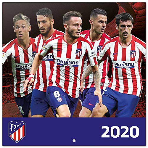 Erik - Calendario de Pared 2020 Atlético de Madrid, 30 x 30 cm