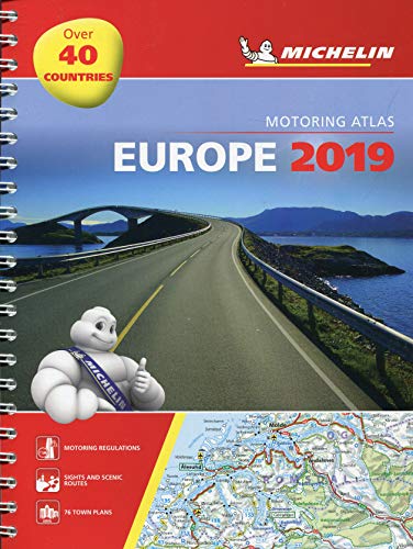 Europe 2019 - Tourist and Motoring Atlas (A4-Spirale): Tourist & Motoring Atlas A4 spiral (Michelin Road Atlases)