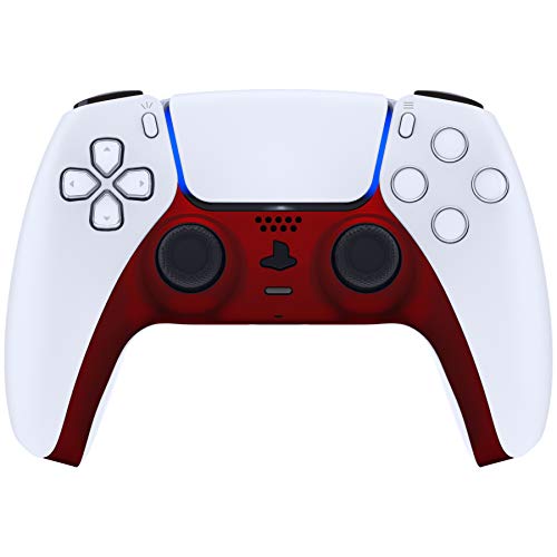 eXtremeRate Carcasa Decorativa para Mando de PS5 Cubierta de Placa Reemplazable con Anillos de Acento para DualSense 5 Protector Placa Tacto Suave Cover para Control de Playstation 5 (Rojo Escarlata) eXtremeRate Carcasa Decorativa para Mando de PS5 Cubierta de Placa Reemplazable con Anillos de Acento para DualSense 5 Protector Placa Tacto Suave Cover para Control de Playstation 5 (Rojo Escarlata)