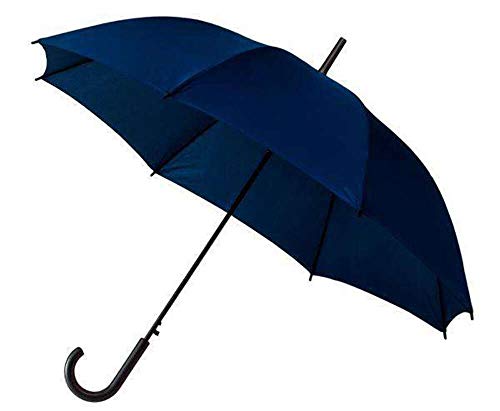 Falconetti - Paraguas para mujer y hombre, color azul, sistema de apertura automática, resistente al viento, amplia protección con 103 cm de diámetro