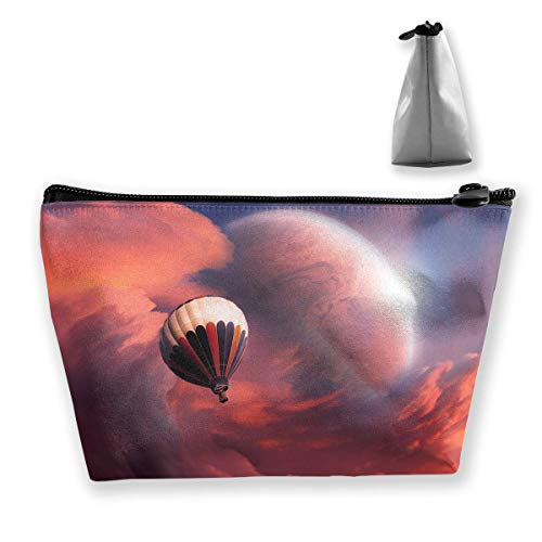 Fantasy Balloon Flight Womens Travel Cosmetic Bag Portable Toiletry Brush Storage Large Capacity Pen Pencil Bags Accessories Sewing Kit Pouch Makeup Carry Case