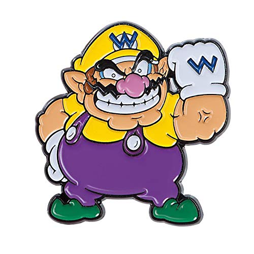 FENGHE Super Mario Peluches Super Wario Pin Mario Inspirado Regalo De Poder Broche