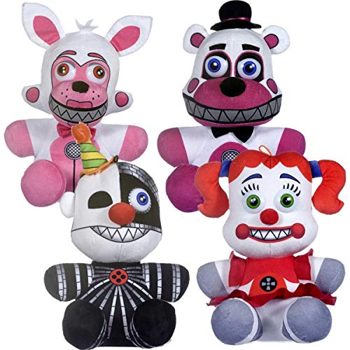 Figura de Felpa de Cinco Noches en Freddy'S - FNAF Plush Toy (Juego de 4 ubicaciones Hermanas)