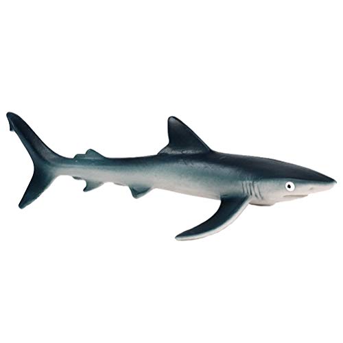 FLORMOON Tiburón Azul Figuras - Realistas Figuras de Animales Juego de simulación de Juguete - Aprendizaje de Juguetes educativos Navidad Cumpleaños Regalo Recompensas de Maestros para niños