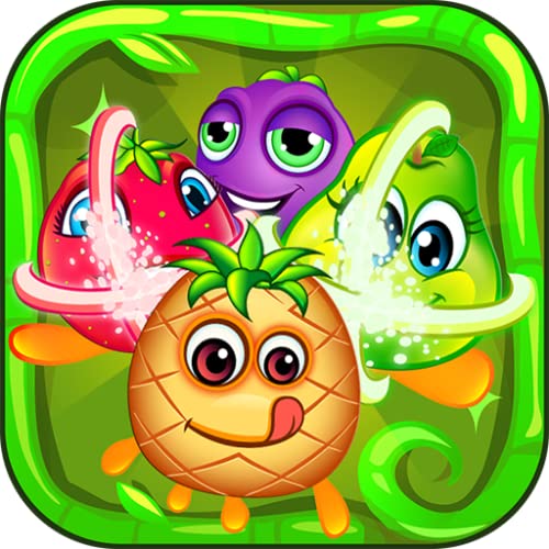 Frutas Crush Mania - Amigos del bosque Match 3 juego de puzzle