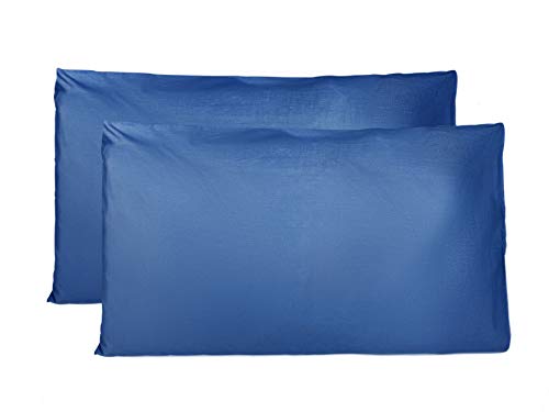 Funda Almohada 50x80 cm de algodón 100%, Transpirable sin Cremallera, Juego de 2 Fundas Almohadas 50x75 cm, Made in Italy Funda Almohada 50x80 cm de algodón 100%, Transpirable sin Cremallera, Juego de 2 Fundas Almohadas 50x75 cm, Made in Italy