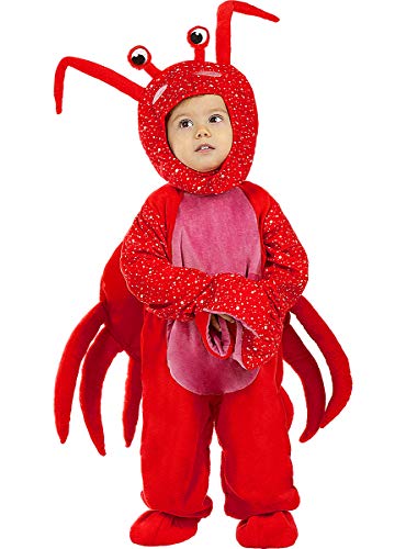 Funidelia | Disfraz de Cangrejo para bebé Talla 6-12 Meses ▶ Animales - Multicolor