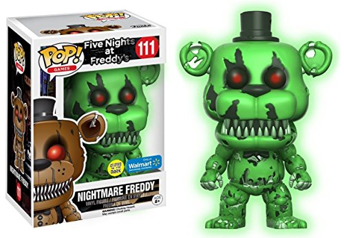 Funko 599386031 - Figura Five Nights at Freddys Glow - nighmare Freddy