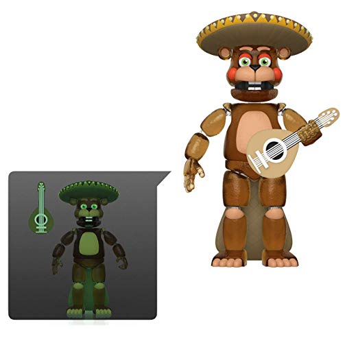 Funko- Action Figure: Friday Night at Freddy'S Pizza Sim-El Chip-Glow in The Dark Translucent Collectible Toy, Multicolor (45641)