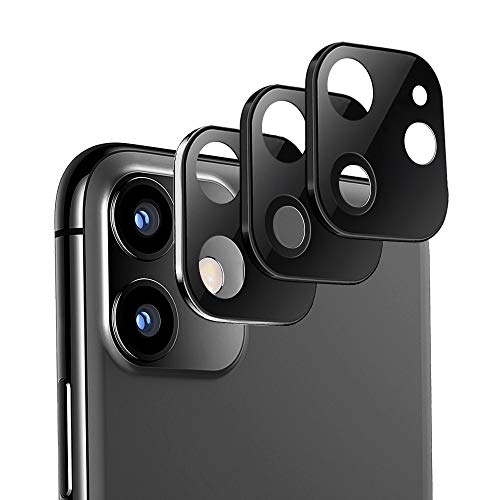 G-Color Protector Cámara/Cámara Trasera Lente iPhone 11, [3 Unidades], [Alta definición] [9H de Dureza] Cristal Vidrio Templado para iPhone 11