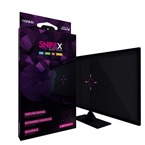 GAIMX SNIPEX quick scope – Mira punto permanente – Diana juegos disparos – Accesorios juegos de disparos/jugadores PS4, XBOX y PC – asistencia Premium GAIMX SNIPEX quick scope – Mira punto permanente – Diana juegos disparos – Accesorios juegos de disparos/jugadores PS4, XBOX y PC – asistencia Premium