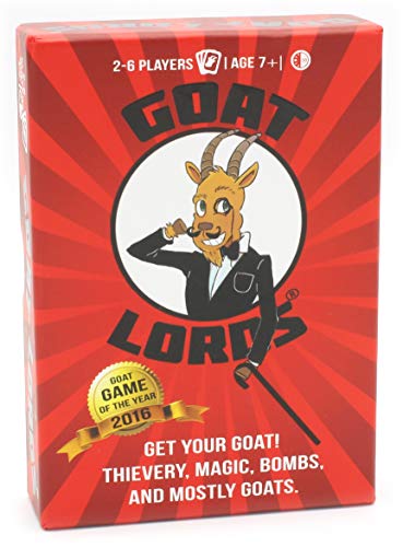 Gatwick Games LLC Goat Lords - Juego de cartas para adultos y niños (SQ-201) Gatwick Games LLC Goat Lords - Juego de cartas para adultos y niños (SQ-201)