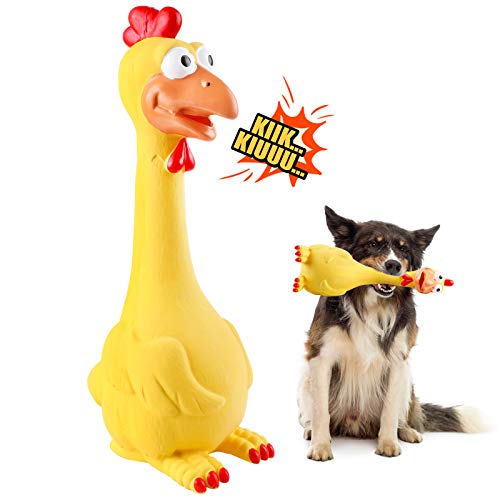 G.C Juguetes para Perros, Perro Sonido Morder Juguete, Mascotas Masticar Chirriantes Juego, Pollo Interactivos Inteligencia Accesorios para Cachorro de Pequeños Medianos y Grandes G.C Juguetes para Perros, Perro Sonido Morder Juguete, Mascotas Masticar Chirriantes Juego, Pollo Interactivos Inteligencia Accesorios para Cachorro de Pequeños Medianos y Grandes