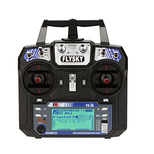 Goolsky Flysky FS-I6 2.4G Sistema de Control Remoto de 6 Canales FS i6 2.4G 6ch Transmisor con Receptor FS-iA6 para helicóptero RC Multirotor 250 Quadcopter Racing Drone Airplane Dia Goolsky Flysky FS-I6 2.4G Sistema de Control Remoto de 6 Canales FS i6 2.4G 6ch Transmisor con Receptor FS-iA6 para helicóptero RC Multirotor 250 Quadcopter Racing Drone Airplane Dia
