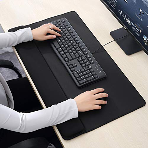 Gran Cojín De Escritorio Con Reposamuñecas Para Teclado,Alivio Del Dolor De Escritura Fácil,Extendida Alfombrilla De Ratón Ergonómica,Espuma De Memoria Reposamuñecas Gran Cojín De Escritorio Con Reposamuñecas Para Teclado,Alivio Del Dolor De Escritura Fácil,Extendida Alfombrilla De Ratón Ergonómica,Espuma De Memoria Reposamuñecas