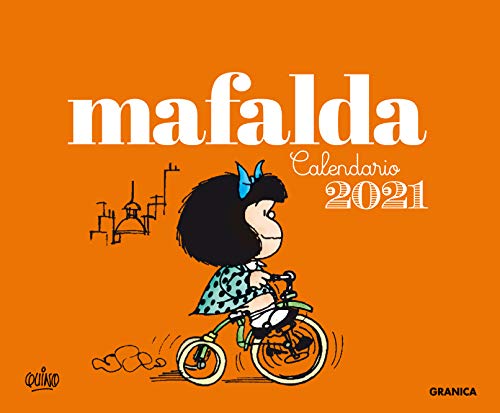 GRANICA Calendario 2021 Mafalda Escritorio - Anaranjado (sin caja)
