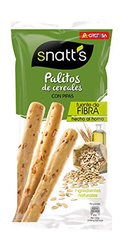 Grefusa - Snatt's | Palitos de Trigo con Pipas - 62 gr