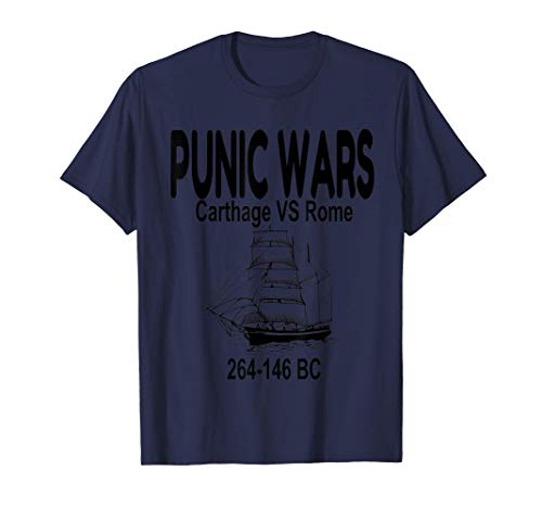 Guerras Púnicas Cartago vs Roma 264-146 A.C. Camiseta