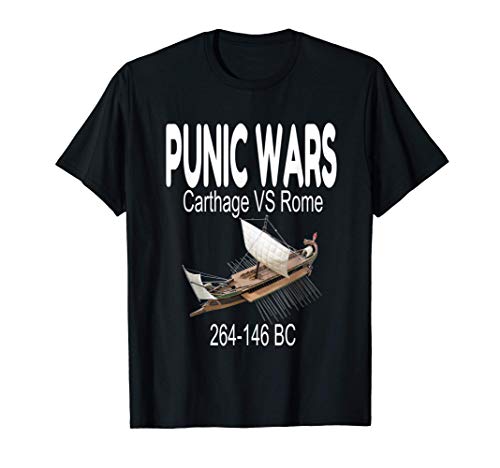 Guerras Púnicas Cartago vs Roma 264-146 A.C. Camiseta