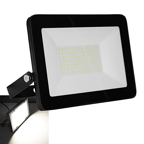 Hengda Foco Proyector LED 50W 6000K Blanco Frío IP65 Resistente al agua 4250LM para uso Exterior Iluminación Decoración Camino Jardín Almacén Patio Hengda Foco Proyector LED 50W 6000K Blanco Frío IP65 Resistente al agua 4250LM para uso Exterior Iluminación Decoración Camino Jardín Almacén Patio