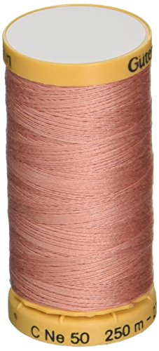 Hilo de algodón natural Gutermann 273 yardas, acrílico, multicolor, 2,79 x 5,58 x 2,79 cm