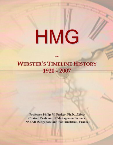 HMG: Webster's Timeline History, 1920 - 2007