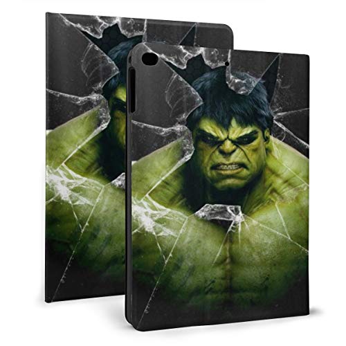 Hulk Avenger - Funda de piel con función atril para iPad Mini 4/5 de 7,9" con función de reposo automático y encendido y apagado automático