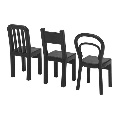 Ikea Fjantig Gancho Forma Silla Negros 12x6 cm 3 Unidades Ikea Fjantig Gancho Forma Silla Negros 12x6 cm 3 Unidades