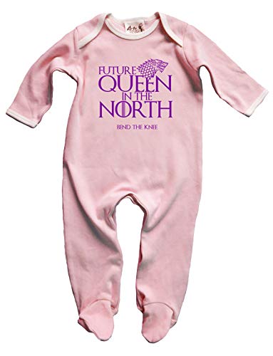 Image is Everything Future Queen in The North, GOT, pijama para bebé Rosa rosa 3-6 Meses