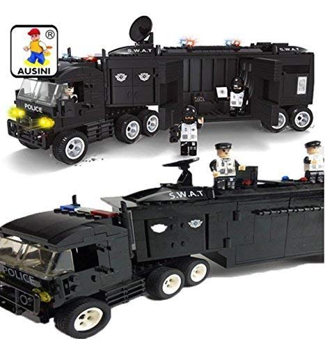 Ingenious Juguetes Policía SWAT Móvil Unidad Centro / 423pcs Compatible Bloques de construcción #23704