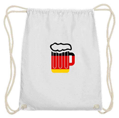 Jarra de cerveza con la bandera de Alemania, Oktoberfest, cerveza, Amor Múnich Baviera, tienda de campaña de algodón, color Blanco, talla 37cm-46cm