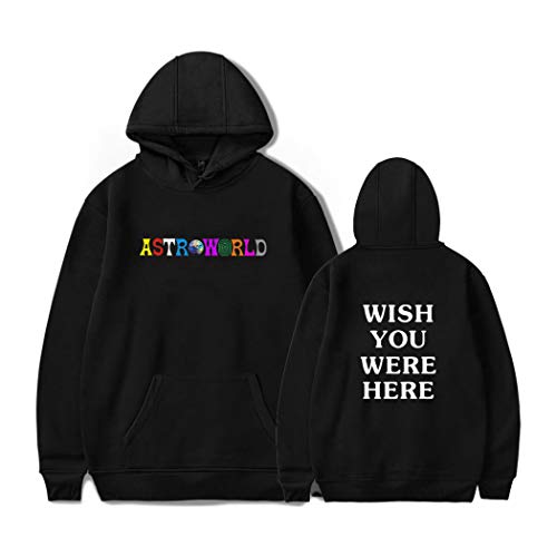 JLTPH Unisex Astroworld Wish You were Here Letter Impreso Sudaderas con Capucha Jerséis Estilo Clásico Moda Sudaderas Casual Hip Hop Pullover Hoodie Hooded JLTPH Unisex Astroworld Wish You were Here Letter Impreso Sudaderas con Capucha Jerséis Estilo Clásico Moda Sudaderas Casual Hip Hop Pullover Hoodie Hooded
