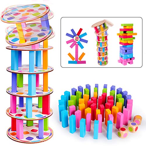Juego de apilamiento en madera Torre de remolinos Torre de Pisa Bloques de construcción Juego de dominó 4 en 1 Juguetes de aprendizaje Montessori Juego familiar Juegos de Navidad para niños y adultos Juego de apilamiento en madera Torre de remolinos Torre de Pisa Bloques de construcción Juego de dominó 4 en 1 Juguetes de aprendizaje Montessori Juego familiar Juegos de Navidad para niños y adultos