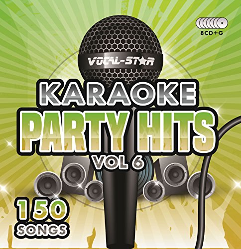 Karaoke Party Hits Vol 6 CDG CD+G Disc Set - 150 Songs on 8 Discs Including The Best Ever Karaoke Tracks Of All Time (Ed Sheeran ,Ariana Grande, Sia, John Legend, One Direction & much more