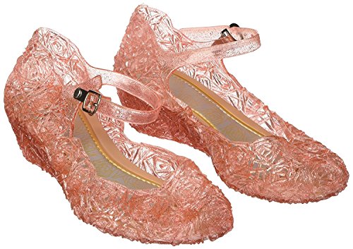 Katara-Zapatos De Princesa Con Cuña Disfraz Niña, color rosa, EU 27 (Tamaño del fabricante: 29) (ES10)