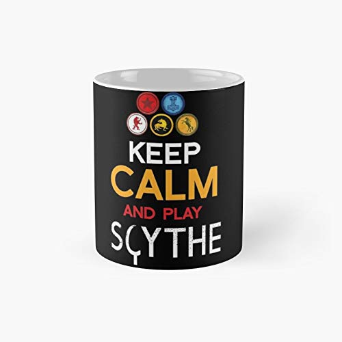 Keep Calm And Play Scy.the Unisex T-shirt - Tabletop Gaming Board Game Classic Mug Birth-day Holi-day Gift Drink Home Kitchen