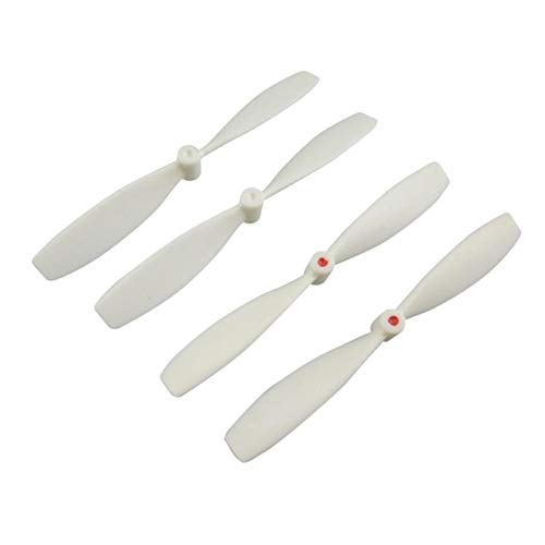 KINGDUO 4Pcs Hélice Props Blade Set CW CCW 3 Colores Disponibles para Xiaomi MITU WiFi FPV RC Drone-Blanco KINGDUO 4Pcs Hélice Props Blade Set CW CCW 3 Colores Disponibles para Xiaomi MITU WiFi FPV RC Drone-Blanco