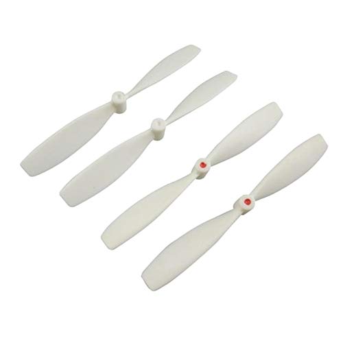 KINGDUO 4Pcs Hélice Props Blade Set CW CCW 3 Colores Disponibles para Xiaomi MITU WiFi FPV RC Drone-Blanco