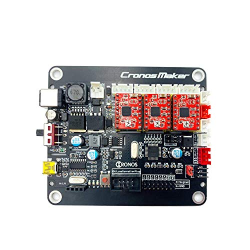 Kit de módulo CNC para Impresora 3D, Kit de Control de Impresora 3D CNC de 3 Ejes, Controlador de Controlador GRBL,1610,2418,3018 Tablero de Control.